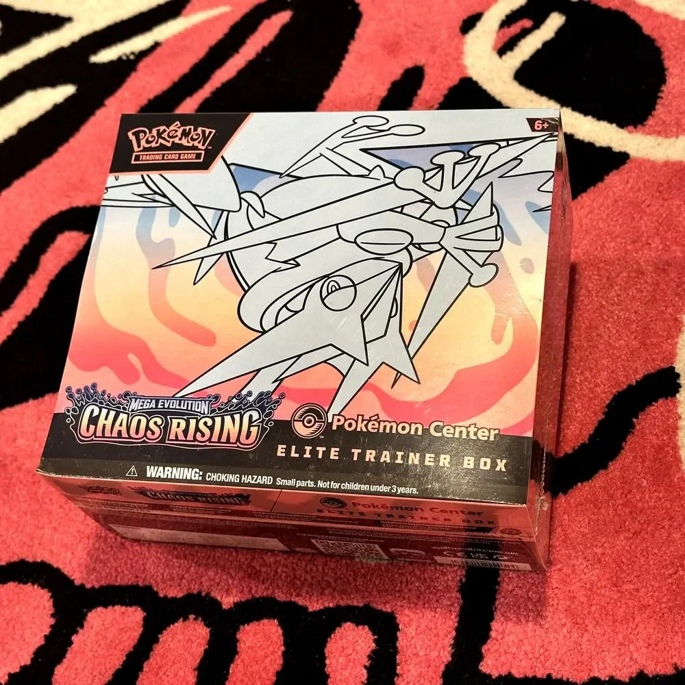 Pokémon Center Chaos Rising Elite Trainer Box – Sealed – As Pictured